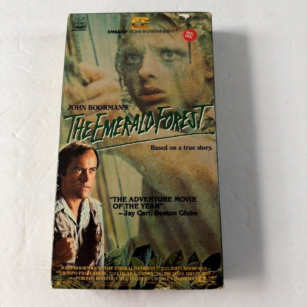 The Emerald Forest (VHS 1985 Embassy) Powers Boothe Meg Foster